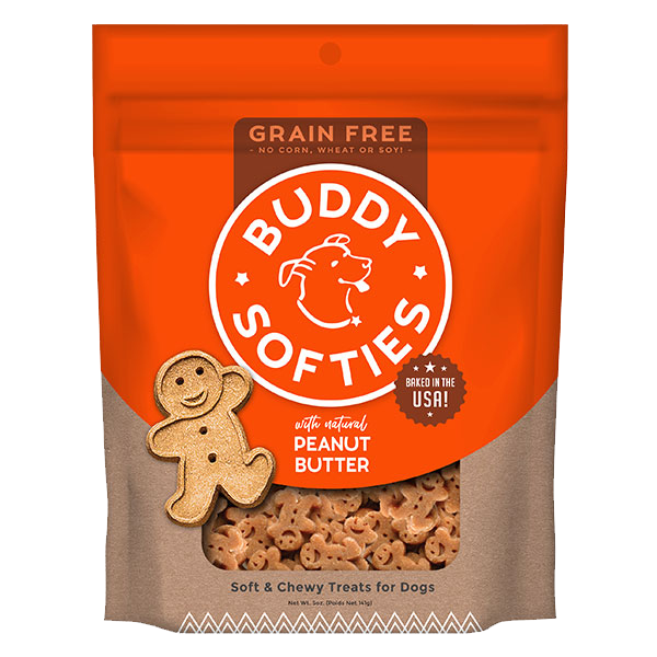 Buddy Softies Grain Free Peanut Butter Dog Treats (5oz) - main product image