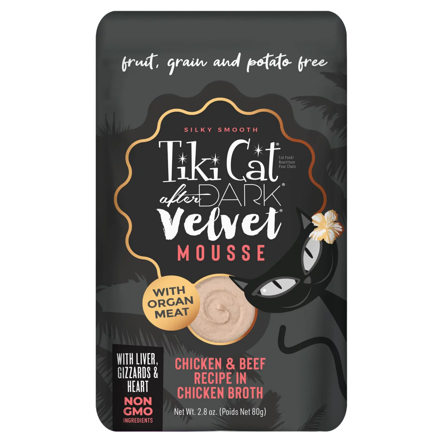 Tikicat Adult After Dark Velvet Mousse Chicken And Beef 2 - main product image