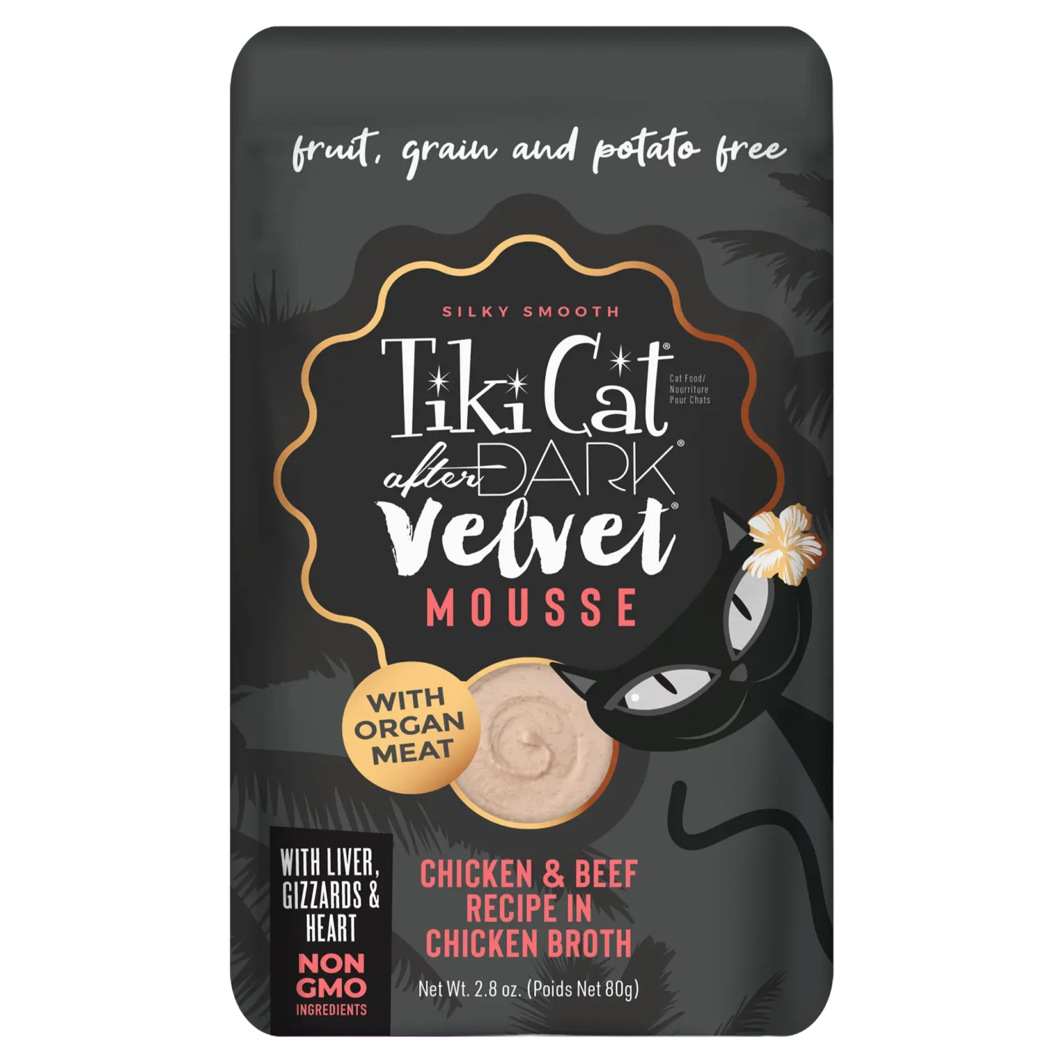 Tikicat Adult After Dark Velvet Mousse Chicken And Beef 2 - main product image