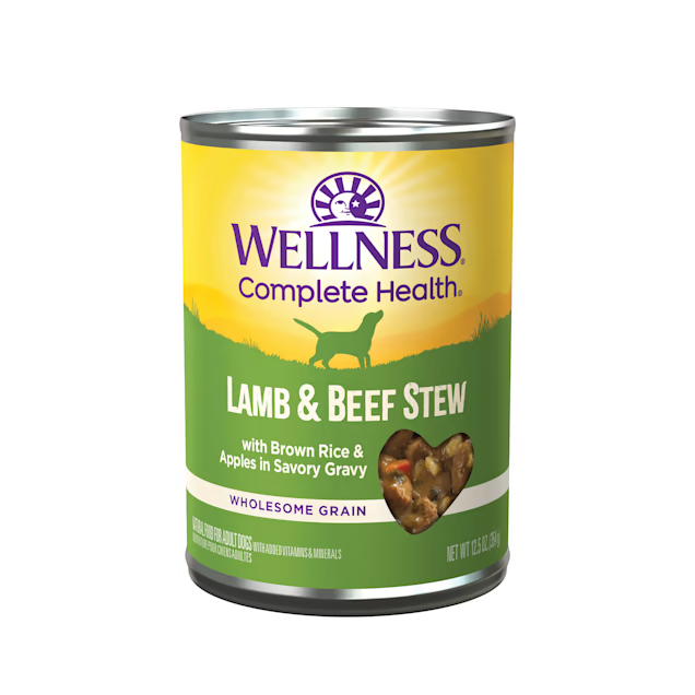 Wellness Adult Lamb and Beef Stew Wet Dog Food (12.5oz) - main product image