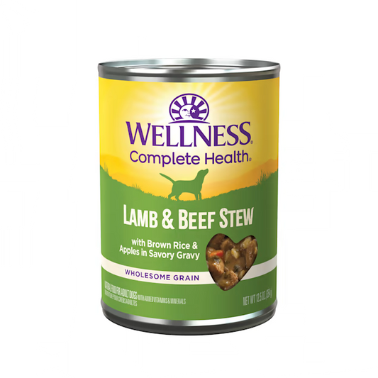Wellness Adult Lamb and Beef Stew Wet Dog Food (12.5oz) - main product image