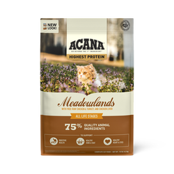 Acana All Life Stages Grain Free Meadowland Cat Food (4lb) - main product view | Dry Cat Food at Purrfect Pet Kingdom