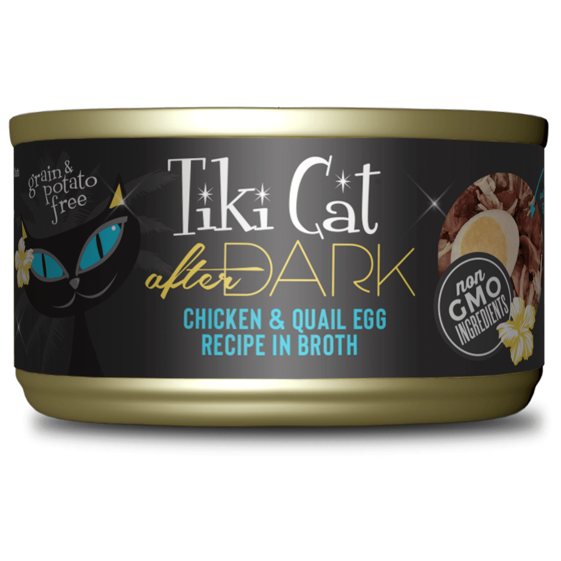Tikicat Adult After Dark Chicken and Quail in Broth (2.8oz) - main product image