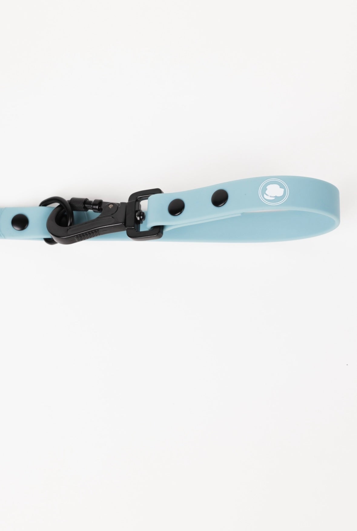 Dog Leash Accessory Dusty Blue Adjustable Everyday Accessory - close up product image for dog leash