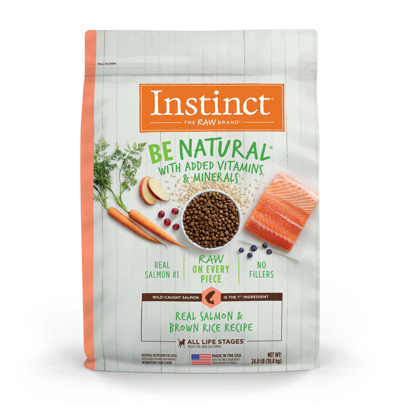 Dry Dog Food Premium Salmon Recipe 24lb Daily Nutrition - main product image