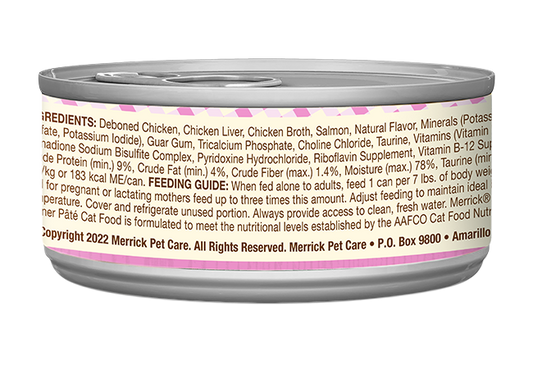 Merrick Purrfect Bistro Grain Free Kitten Chicken Pate Cat - detail view
