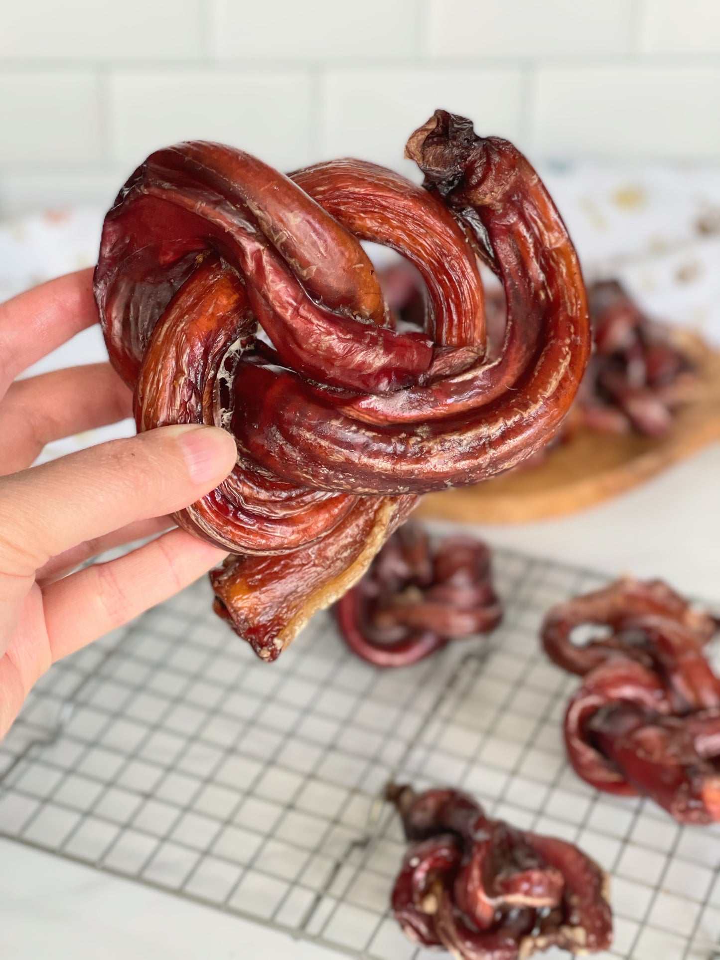 Dog Treats Beef Pizzle Single Ingredient Chews Natural Rewar - gallery image 18