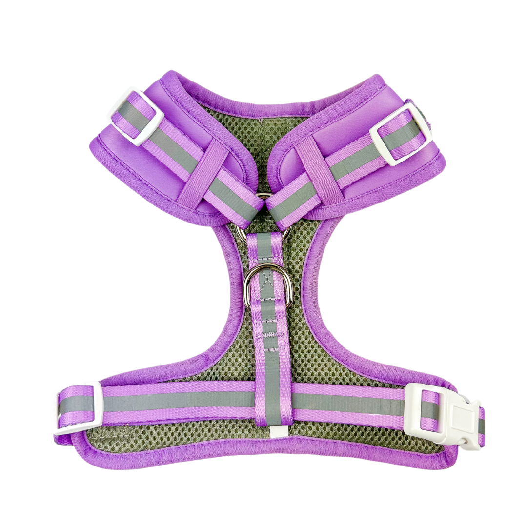 Pet Harness Harness Shine Bright Amethyst Adjustable Essenti - detail product image for pet harness