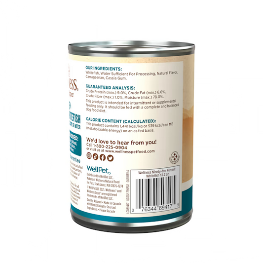 Wet Dog Food Wellness Whitefish Recipe 13.2oz Daily Meals - detail view