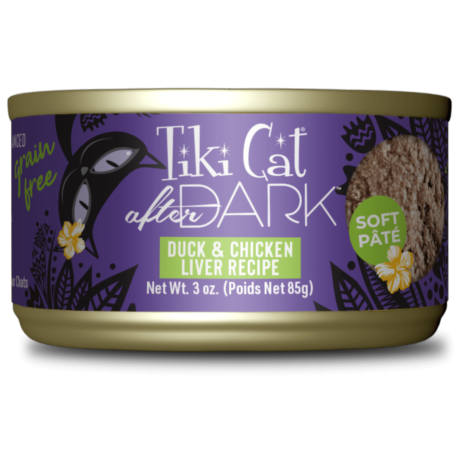 Tikicat Adult After Dark Duck And Chicken Liver Soft Pate - main product image