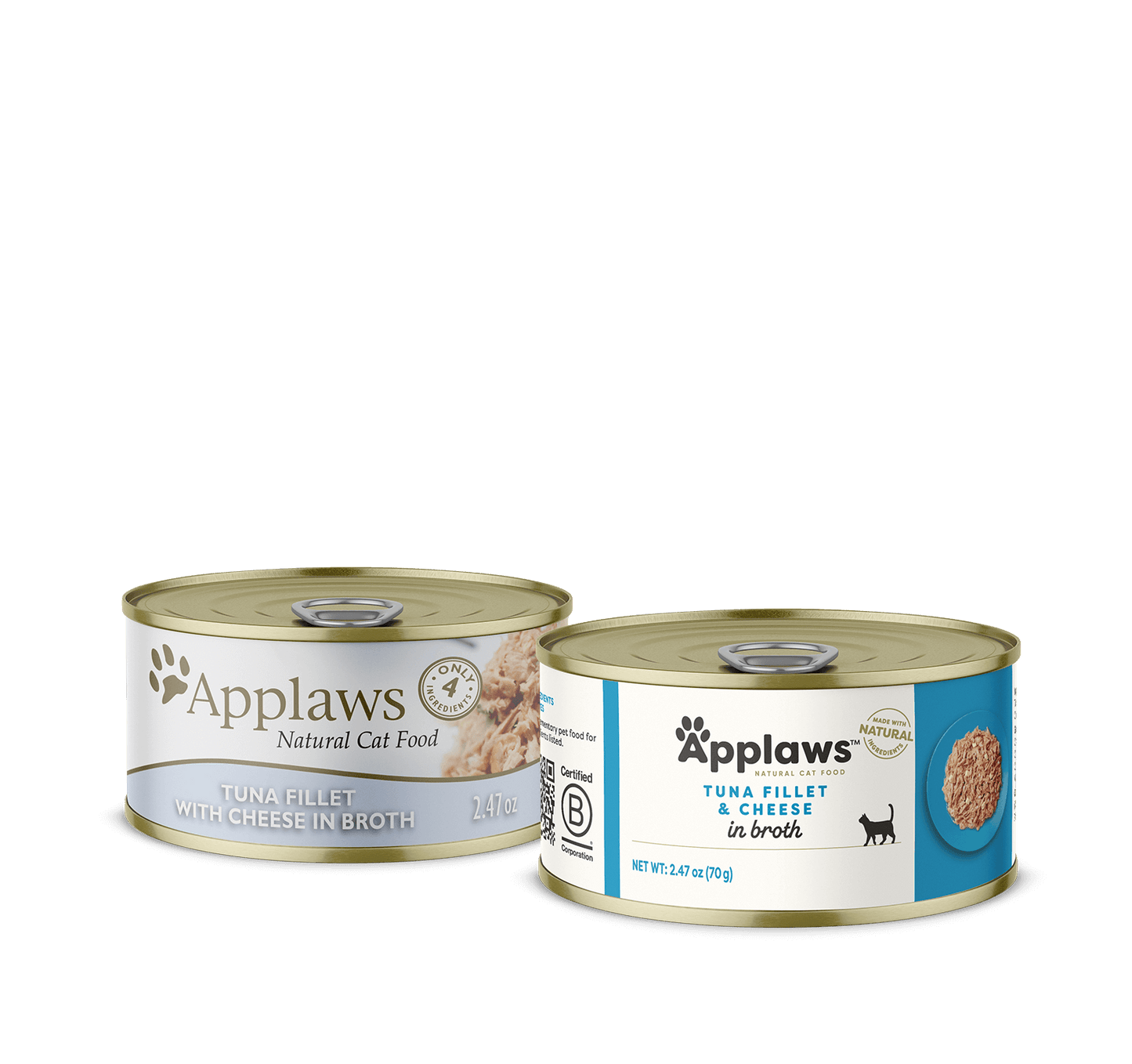 Applaws Adult Tuna Fillet and Cheese Wet Cat Food (2.47oz) - Wet Cat Food at Purrfect Pet Kingdom