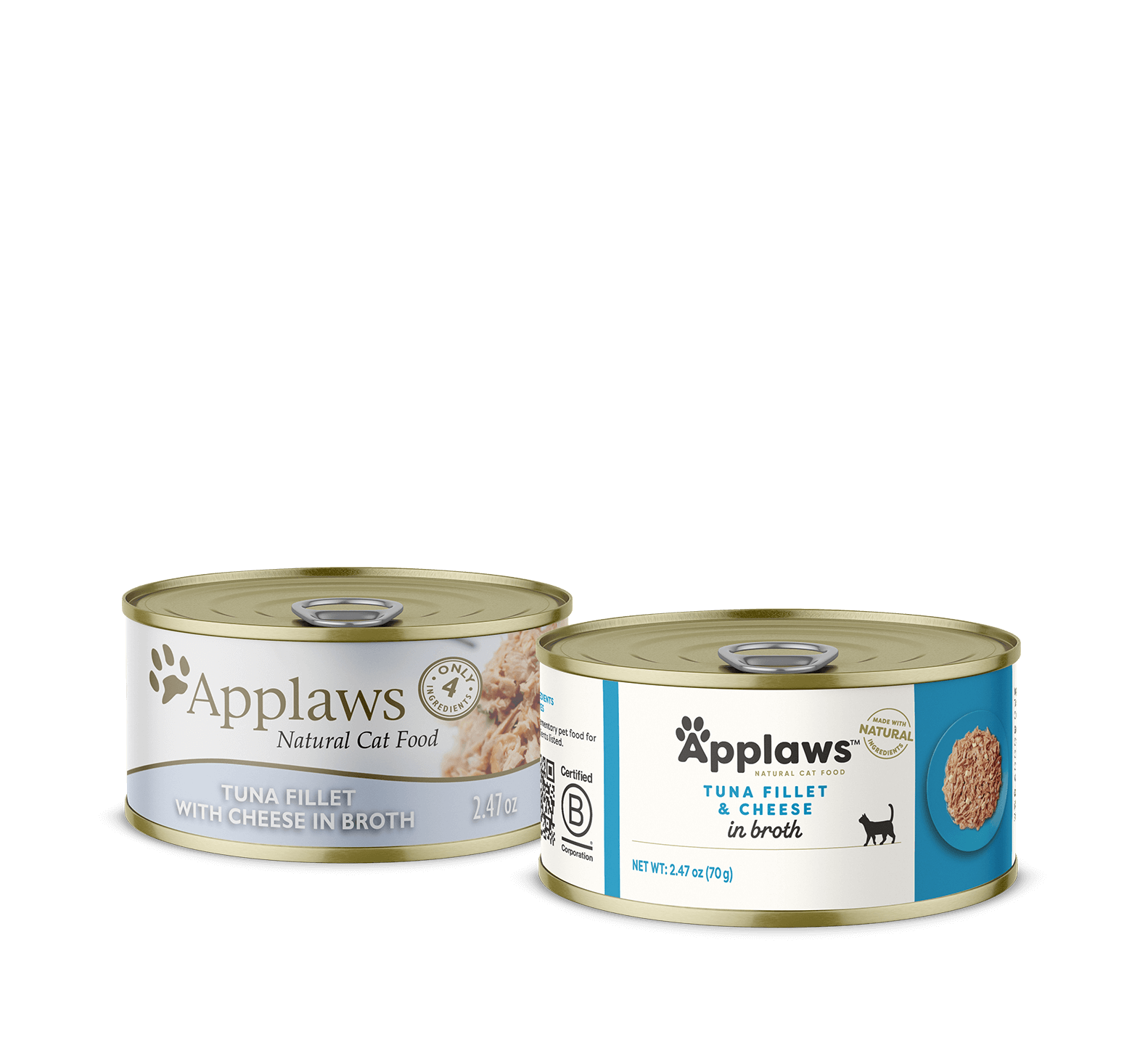 Applaws Adult Tuna Fillet and Cheese Wet Cat Food (2.47oz) - Wet Cat Food at Purrfect Pet Kingdom