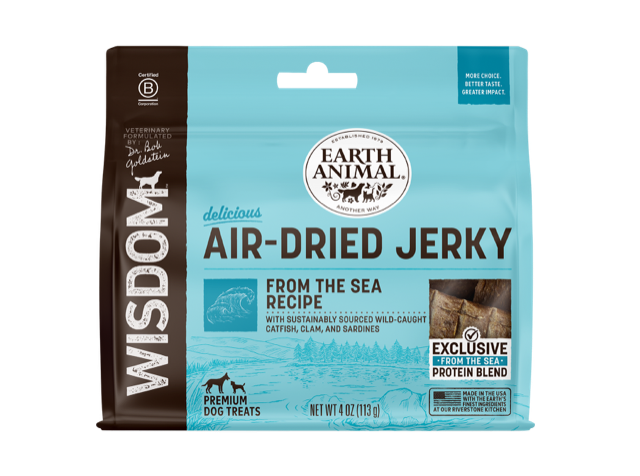 Earth Animal Wisdom Air Dried From The Sea Jerky Dog Treats - main product image