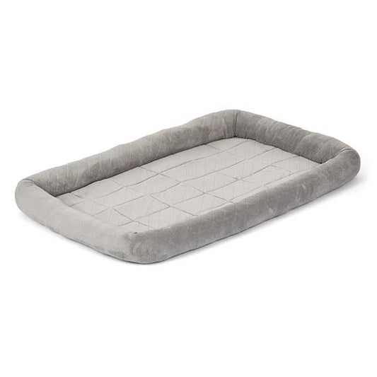 The Family Pet Dog Beds 48in Midwest Diamond Stitch Bed Gray - main product image