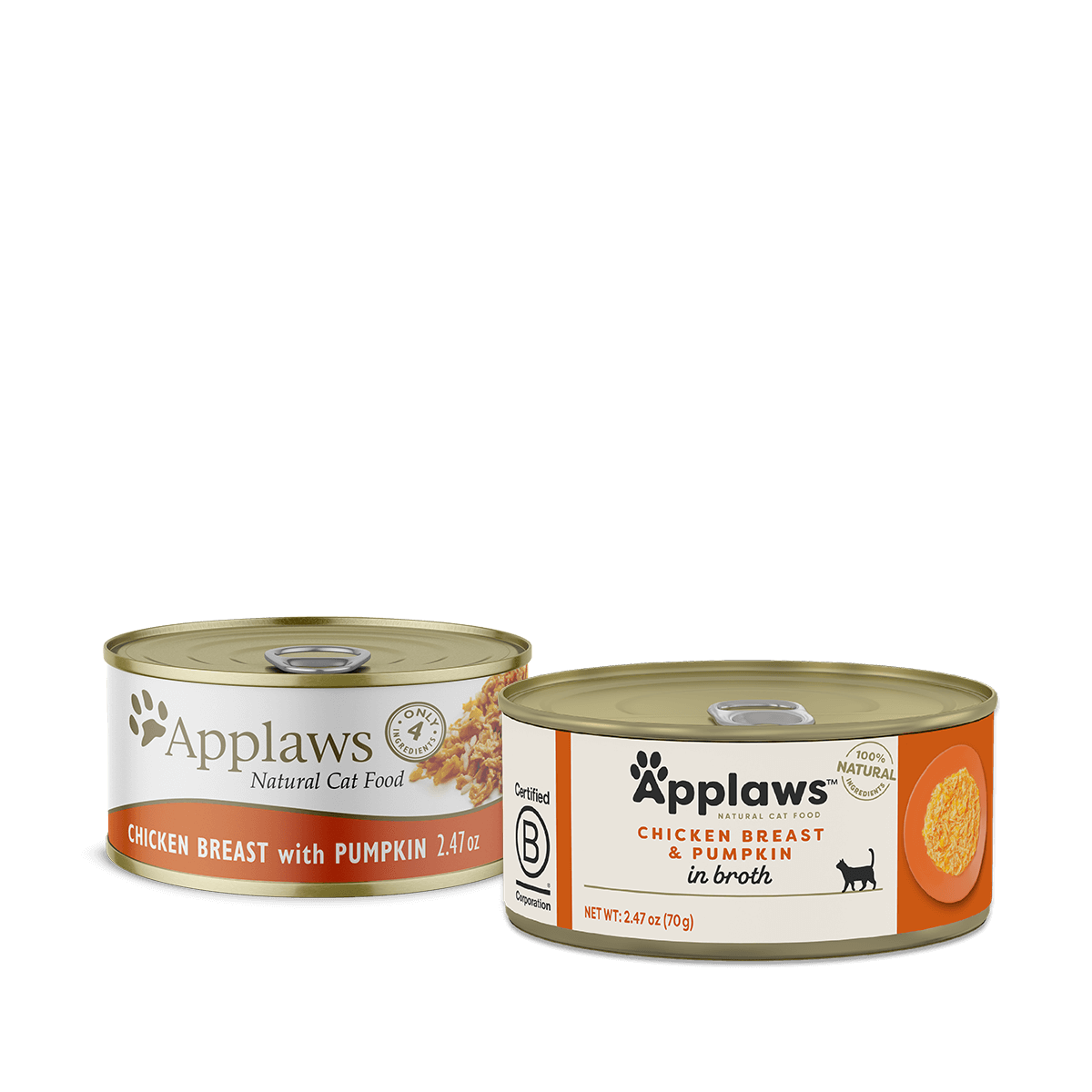 Applaws Adult Chicken Breast and Pumpkin in Broth Wet Cat Food (2.47oz) - Wet Cat Food at Purrfect Pet Kingdom