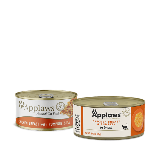 Applaws Adult Chicken Breast and Pumpkin in Broth Wet Cat Food (2.47oz) - Wet Cat Food at Purrfect Pet Kingdom