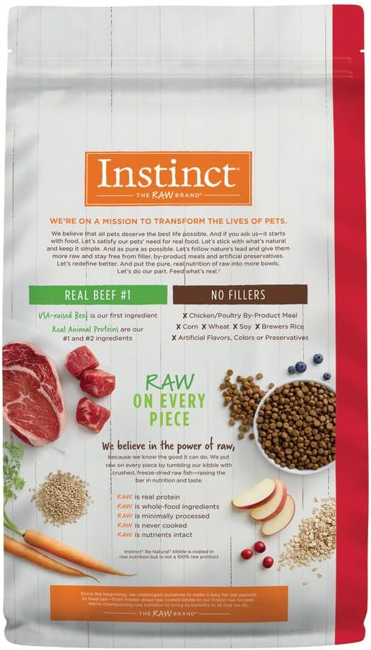 Dry Dog Food Premium Beef Recipe 4 5lb Daily Meals Premium - lifestyle view