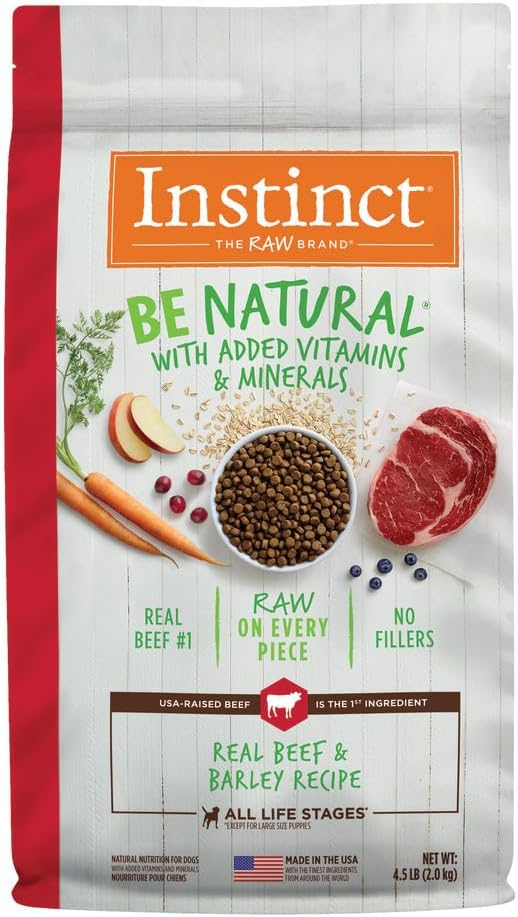Dry Dog Food Premium Beef Recipe 4 5lb Daily Meals Premium - detail view