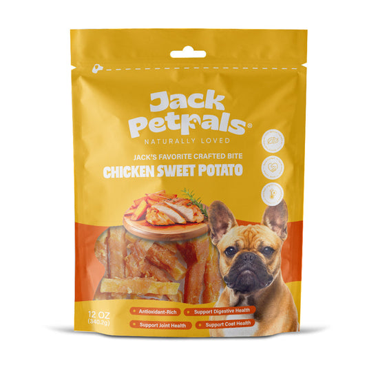 Dog Treats Jack PetPals Crafted Bite Chicken Sweet Potato - main product image for dog treats