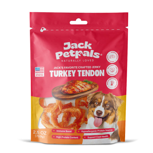 Dog Treats Jack PetPals Handcrafted Jerky Turkey Tendon - main product image for dog treats