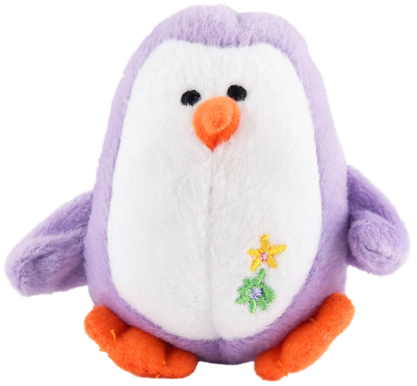Jeffers Plush Penguin Squeaker Toy for Puppies & Small Dogs - close up view