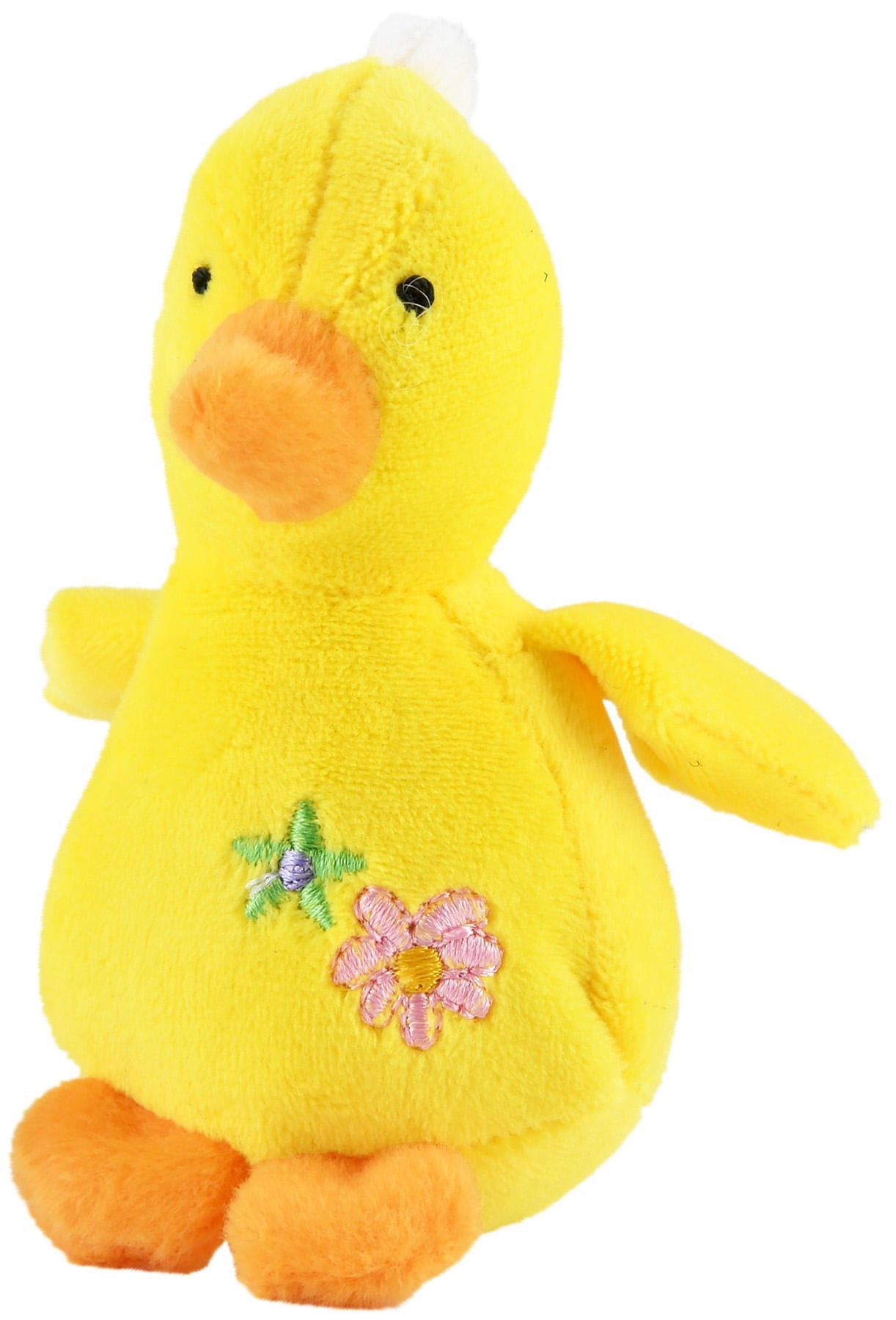 4 Baby Duck Plush Squeaker Dog Toys Interactive Dog - close up view