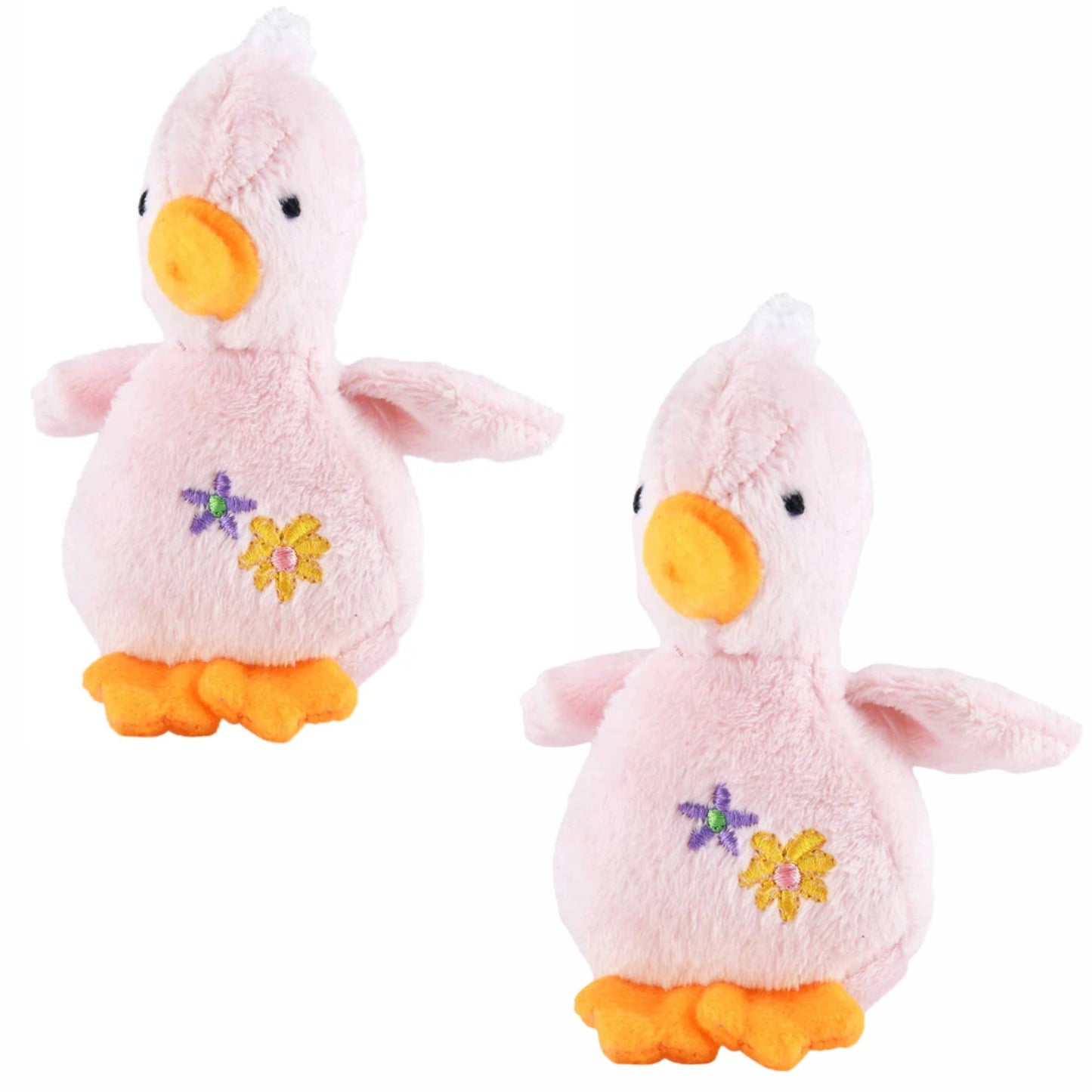 4 Baby Duck Plush Squeaker Dog Toys Interactive Dog - gallery image 13
