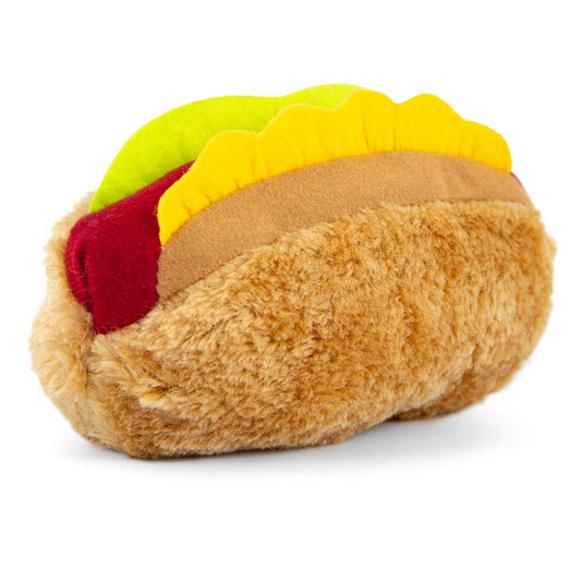 American Grill Time Plush Squeaker Dog Toys Or Hot - main product image