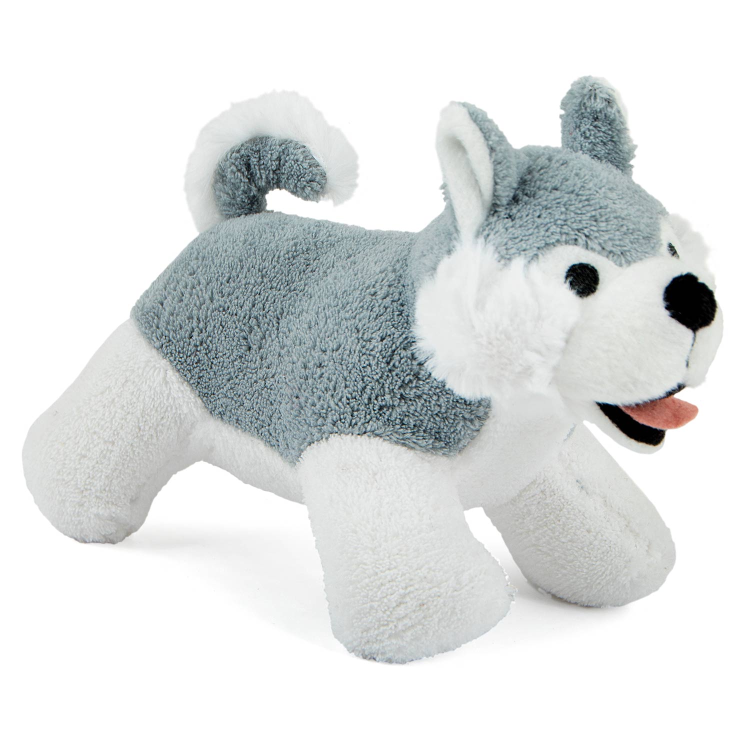 Animal Cuddlers Plush Squeaky Dog Toys Interactive - lifestyle view