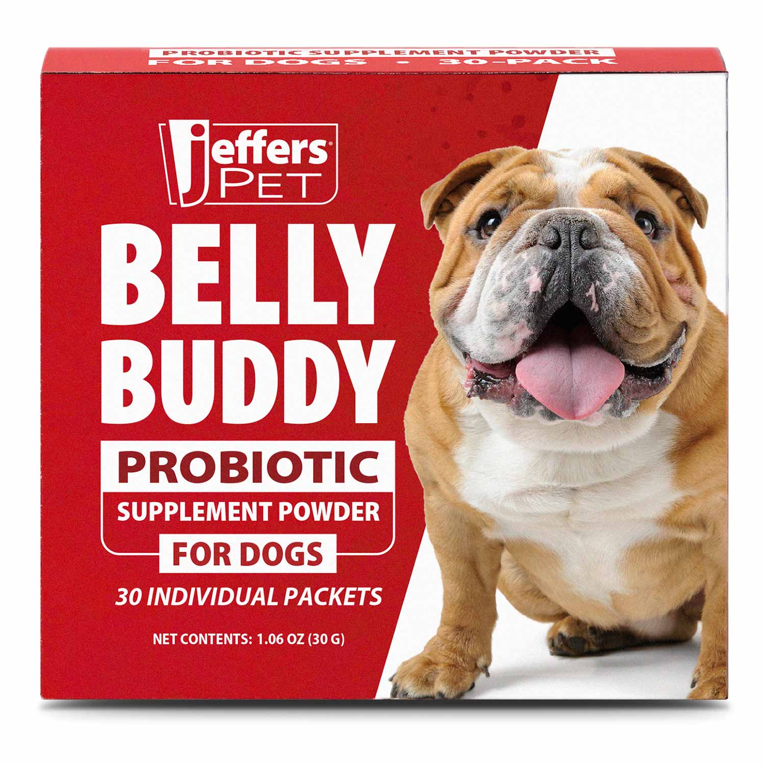 Belly Buddy Probiotic Supplement Powder For Dogs Pet - main product image