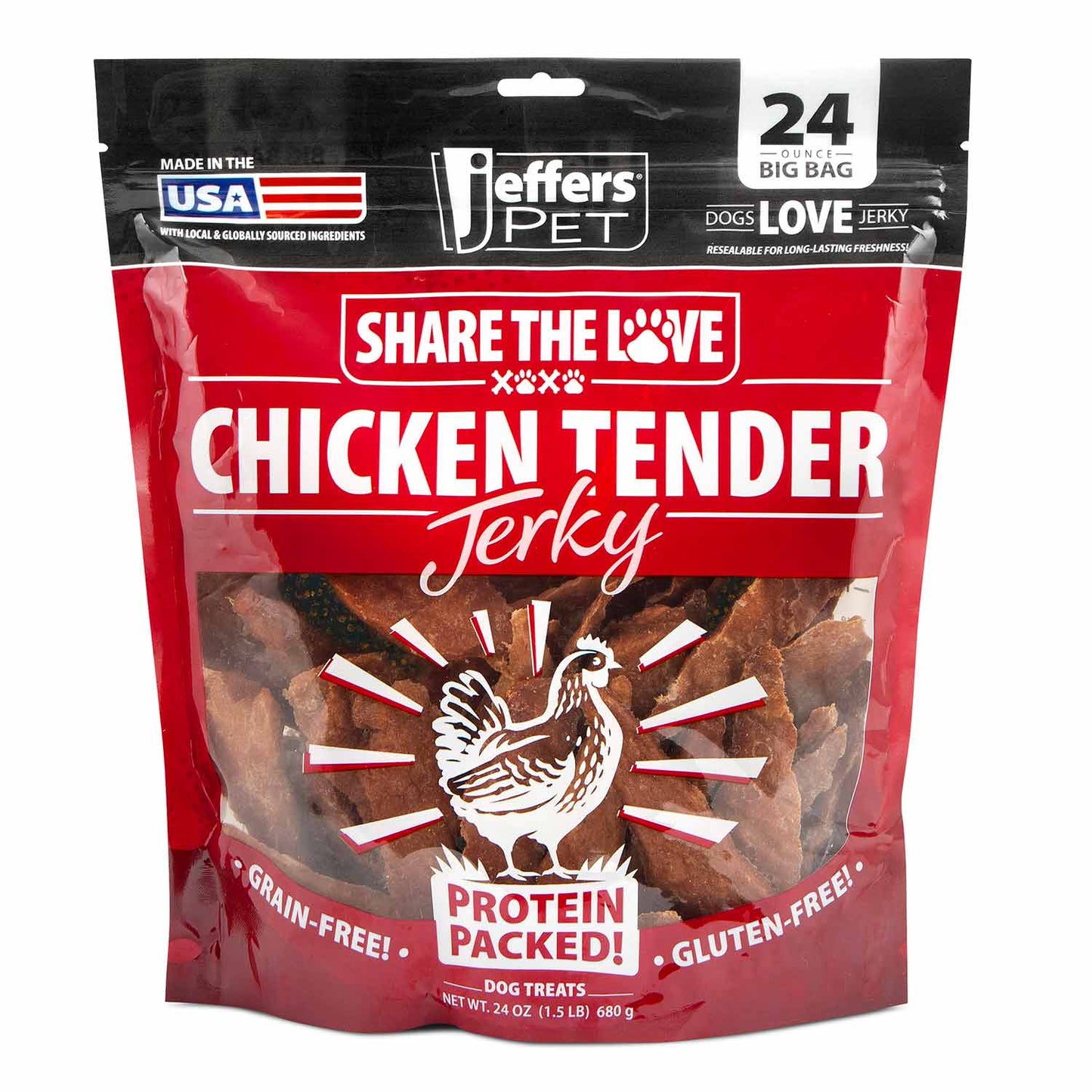Dog Treat Jeffers Natural Chew 24 oz Daily Reward Premium - main product image