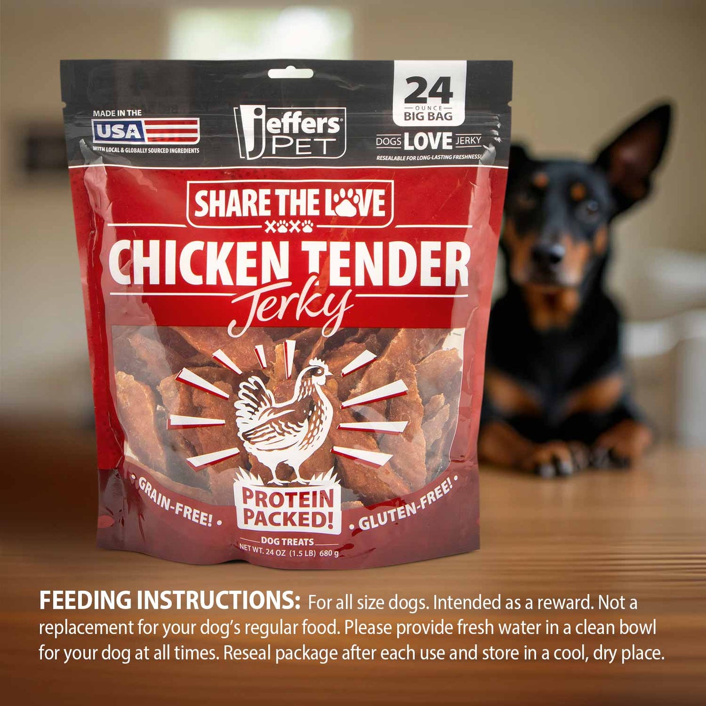 Dog Treat Jeffers Natural Chew 24 oz Daily Reward Premium - gallery image 9