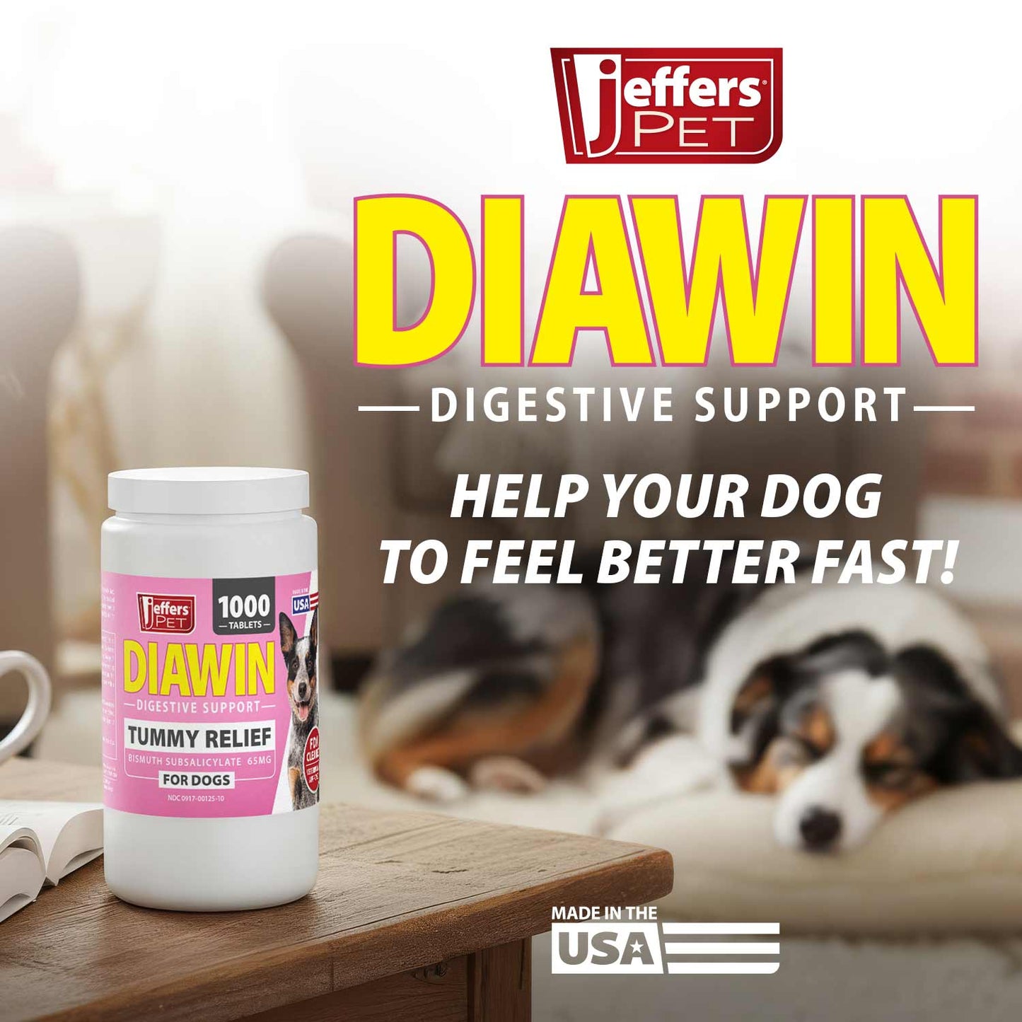 Diawin Digestive Support For Dogs Bismuth Tummy For - gallery image 8