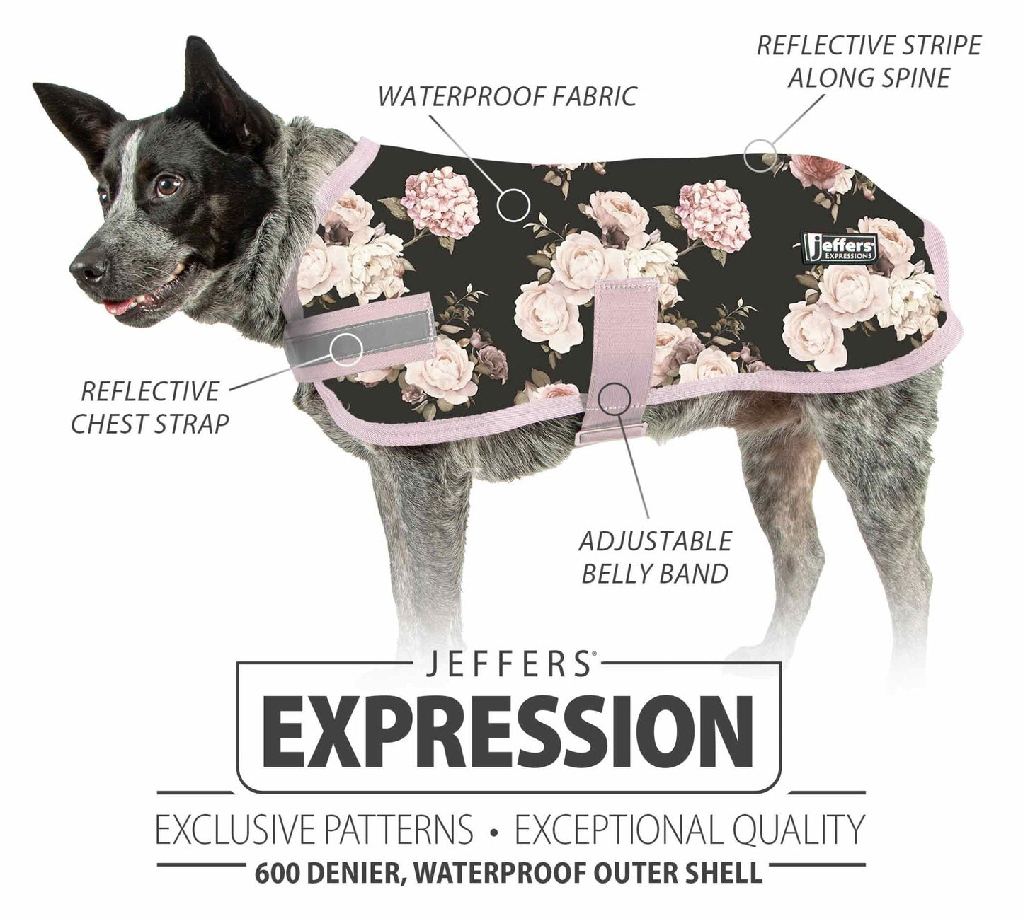 Expression 600D Waterproof Ripstop Dog Coat 240 Gram - gallery image 13