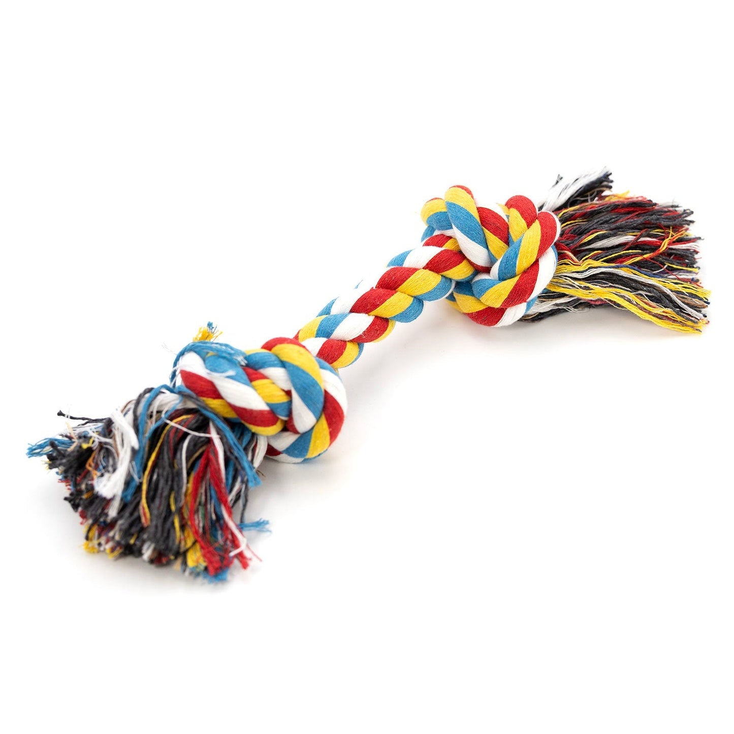 Jeffers Multi-Colored Braided Rope Bone Tug Toy for Dogs - main product image