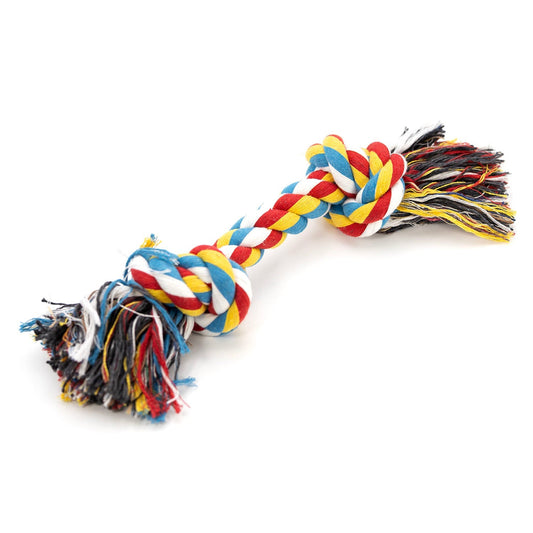 Jeffers Multi-Colored Braided Rope Bone Tug Toy for Dogs - main product image