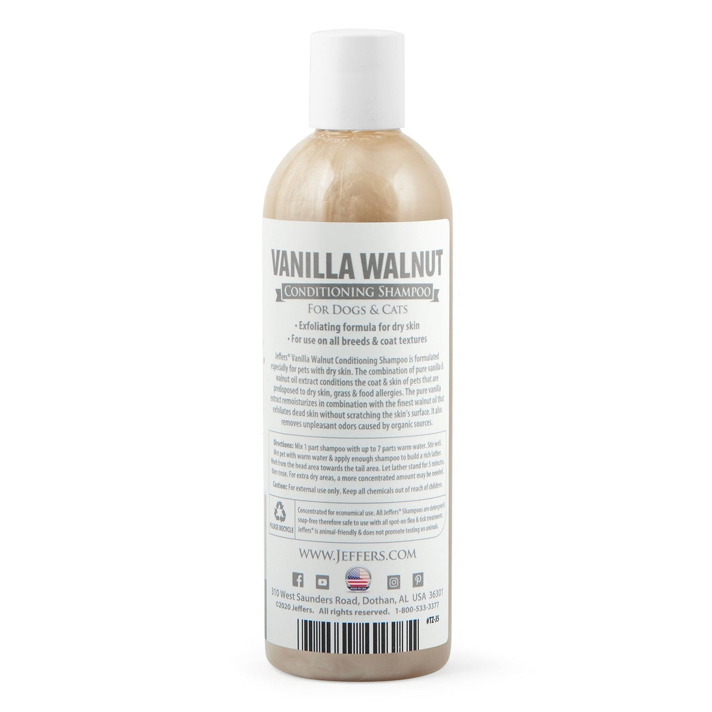 Pet Vanilla Walnut Exfoliating Dog Cat Conditioning - detail view