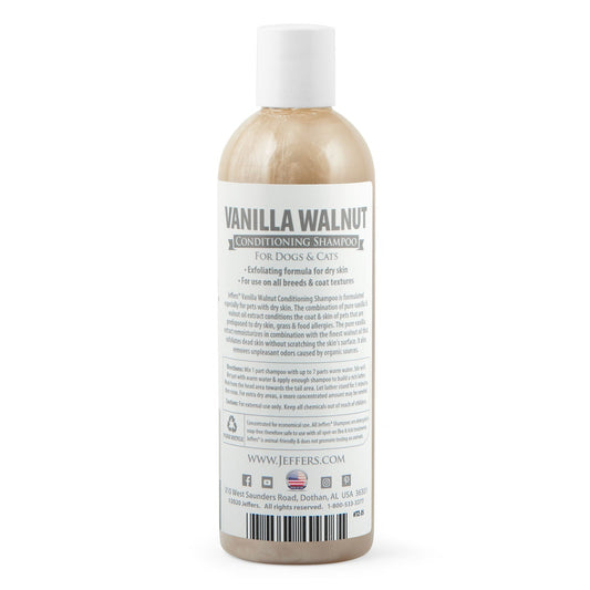 Pet Vanilla Walnut Exfoliating Dog Cat Conditioning - detail view