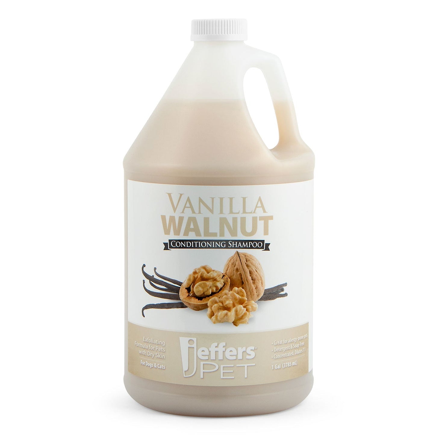 Pet Vanilla Walnut Exfoliating Dog Cat Conditioning - close up view