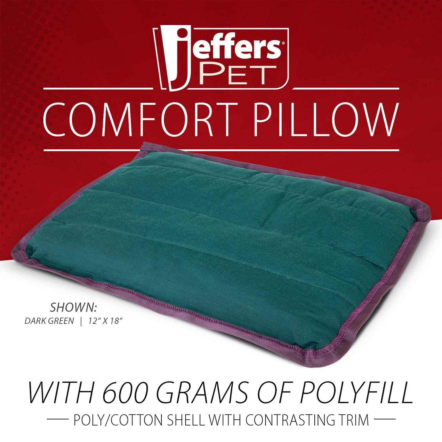Pet Heated Bed Blanket Jeffers Medium Classic Comfort Premiu - close up view