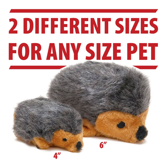 Plush Hedgehog Squeaker Dog Toy Interactive Dog Toy - detail view