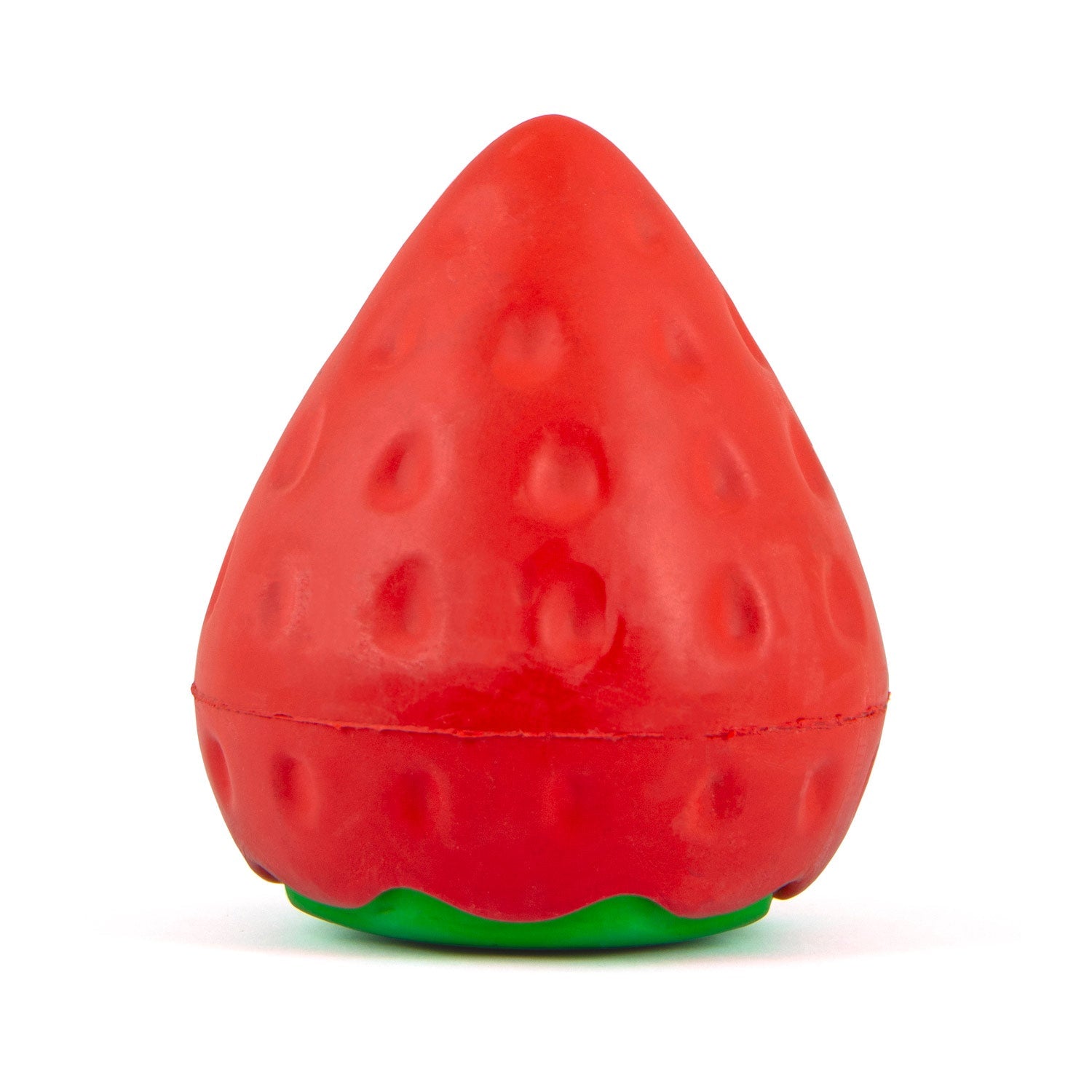 Squeaky Strawberry Natural Rubber Dog Dental Chew - gallery image 9