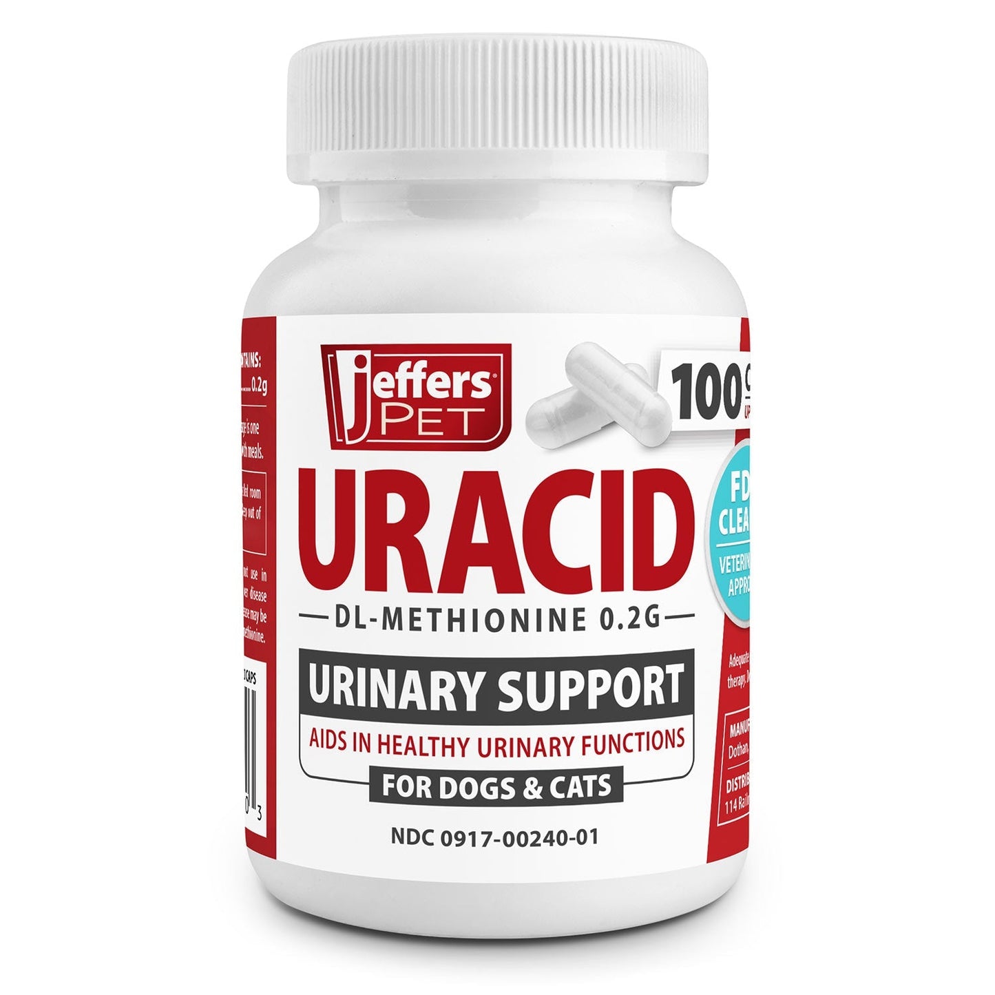 Uracid Dl Methionine 0 2G Capsules For Dogs Cats Pet - gallery image 7