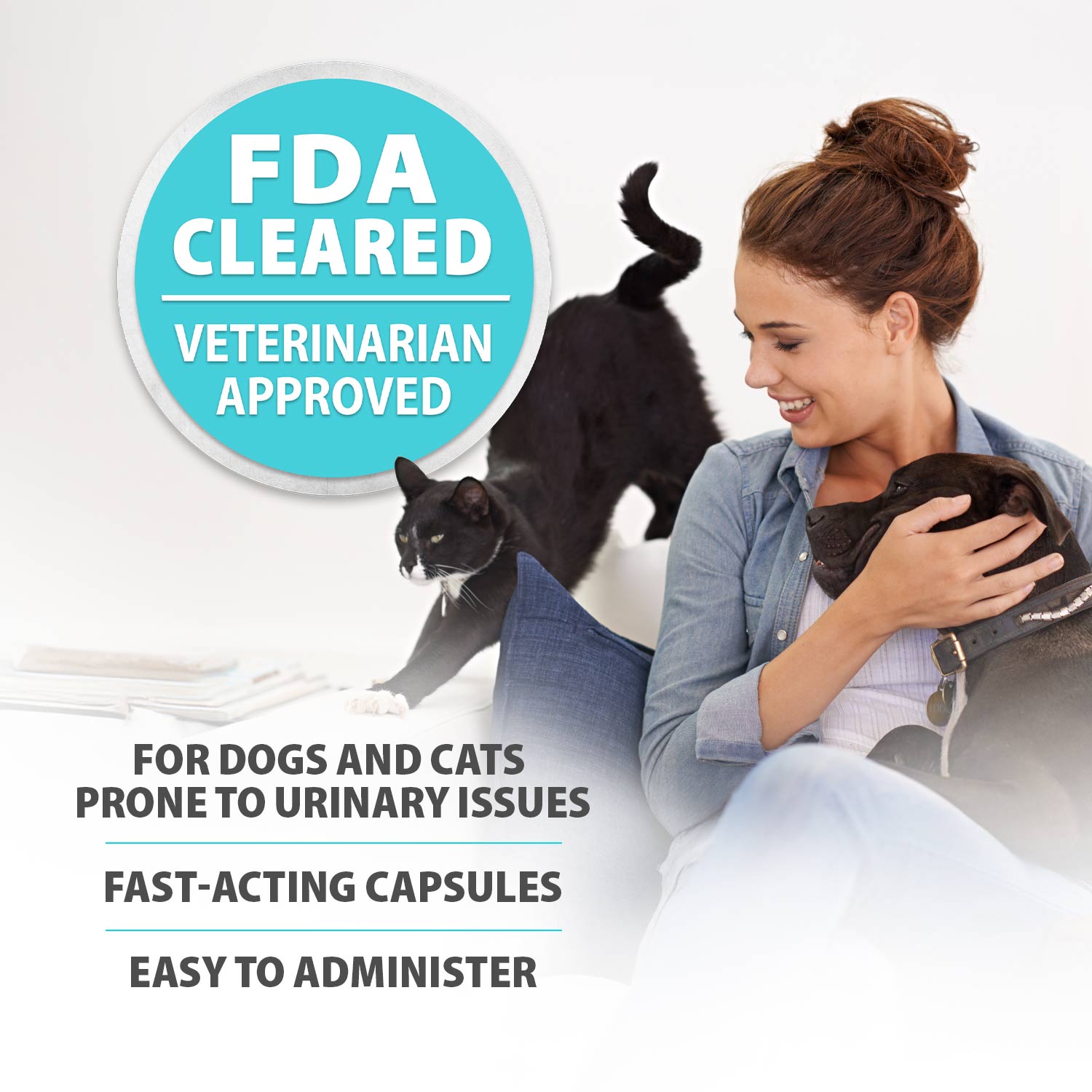 Uracid Dl Methionine 0 2G Capsules For Dogs Cats Pet - close up view
