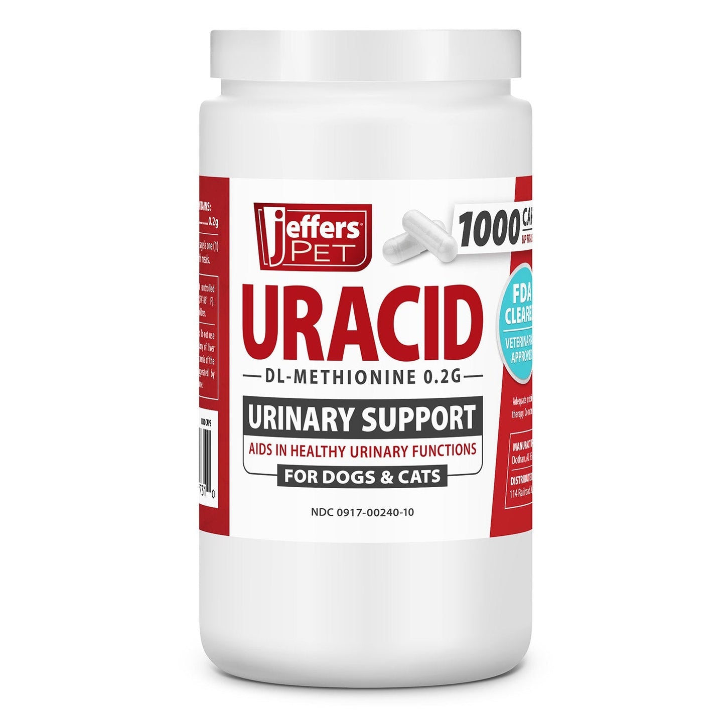Uracid Dl Methionine 0 2G Capsules For Dogs Cats Pet - gallery image 8
