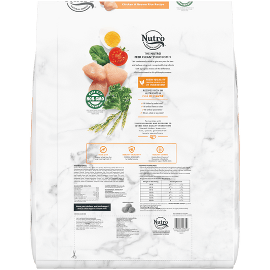 Nutro Natural Choice Large Breed Adult Chicken Dry Dog Food - detail view