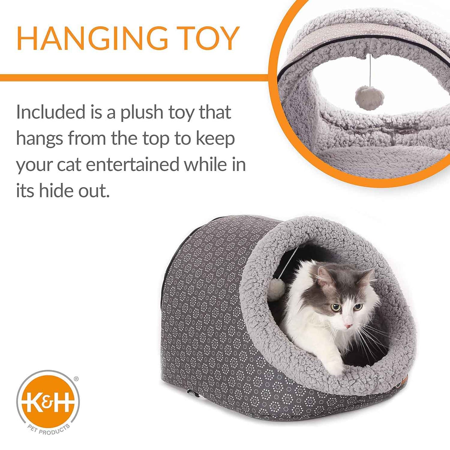 Pet Heated Bed Blanket Premium Small Classic Comfort Premium - close up view