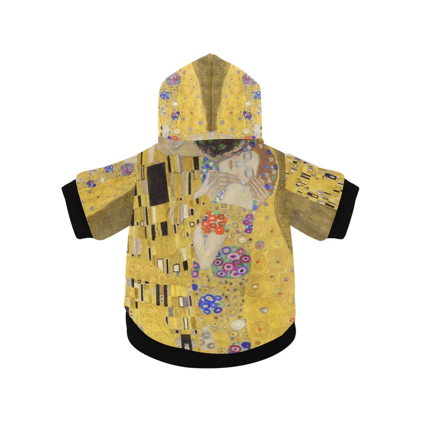 Pet Apparel Klimt The Kiss Button Hoodie for Daily Use main product image for dogs and cats