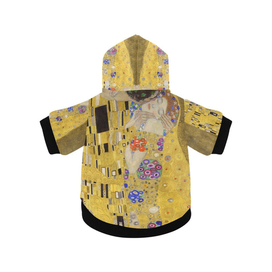 Pet Apparel Klimt The Kiss Button Hoodie for Daily Use main product image for dogs and cats