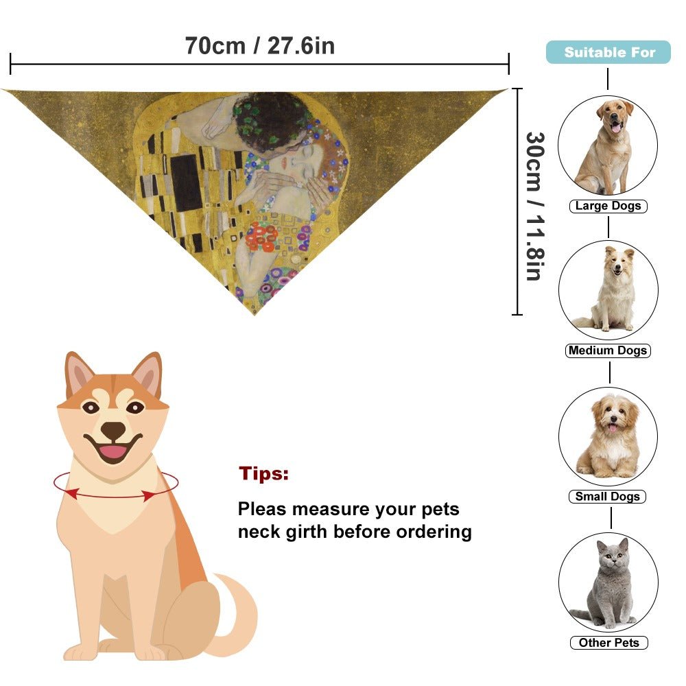 Pet Supply Klimt The Kiss Scarf for Daily Use for Comfort main product image for dogs and cats